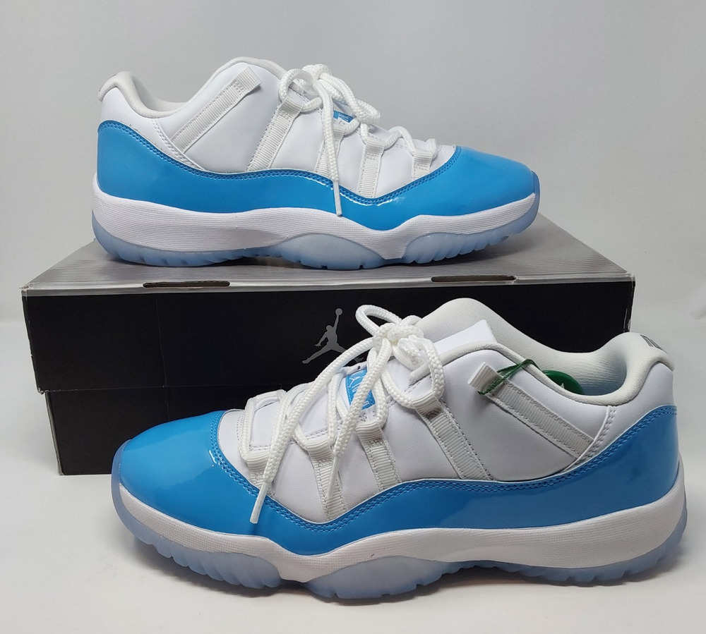 Air Jordan 11 Retro Low UNC University Blue Mens 10.5 FV5104-100